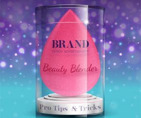 Beauty blender vector