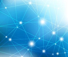 Blue bright abstract background vector