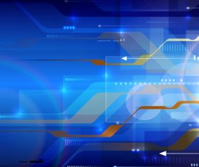 Blue modern background vector