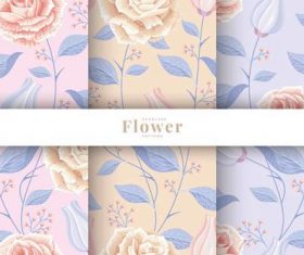 Botanical seamless pattern vector