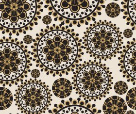 Brown black decorative vector background