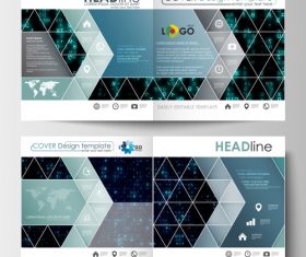 Creative cover design template vector
