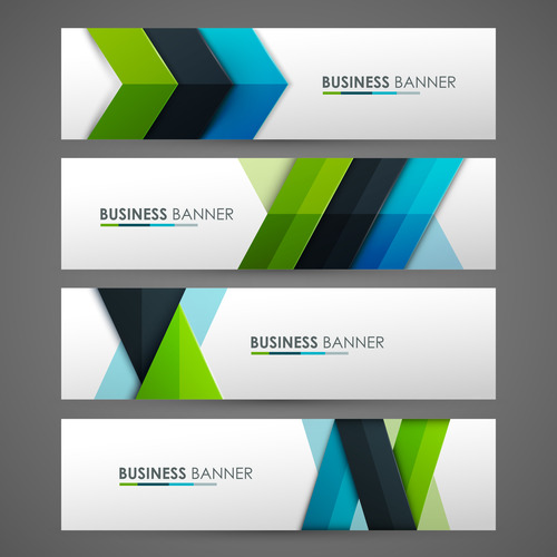 Different graphic banner vector