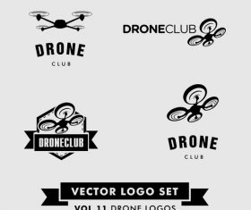 Drones logo vector