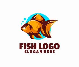 Fish logo vector