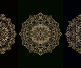 Flower style mandala decoration vector