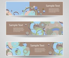 Geometric bannercs abstract background vector