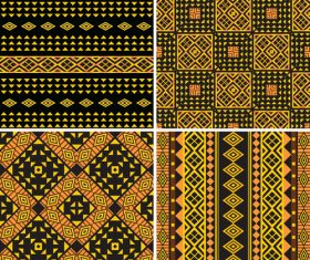 Geometric figures different style background vector