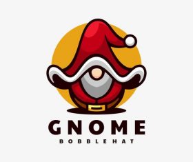 Gnome bobblehat cartoon vector