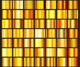 Golden gradients collectio vector