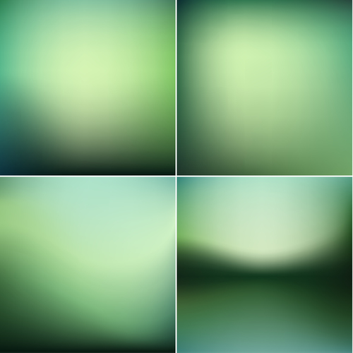 Gradient abstract green background vector