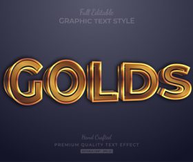 Graphic text style vector