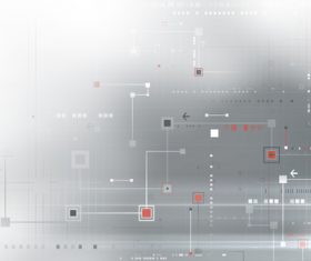 Gray tech abstraction background vector