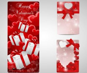 Label design Valentines day vector
