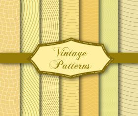 Light yellow seamless pattern set background vector