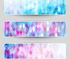 Pink and blue background banner vector