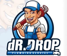 Plumb service logo vector