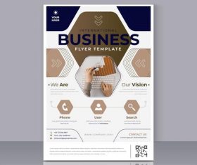 Print business poster vector