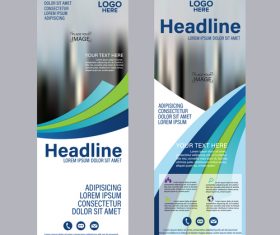 Printing business banners template vector