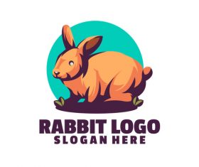 Rabbit logo vector