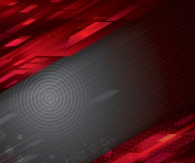 Red black abstract background vector