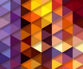 Rhombus color background pattern vector