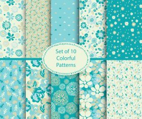 Seamless blue background vector