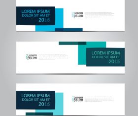 Simple banner vector