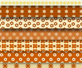 Small flower decorative background pattern vector