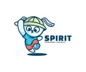 Spirit towards infinity cartoon vector