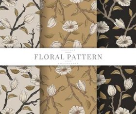 Spring floral seamless pattern vector