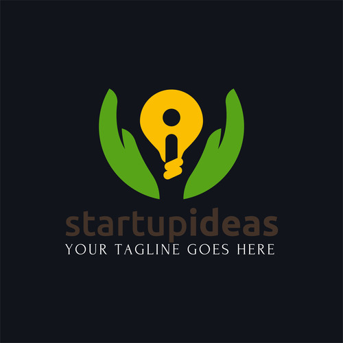 Startupideas logo design vector