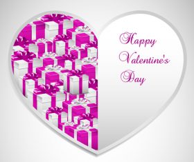 Valentines day sale label design vector