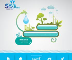 Water conservation information vector