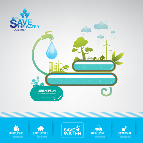 Water conservation information vector