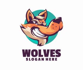 Wolves logo vector