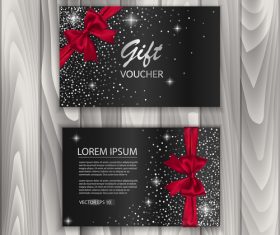 Abstract background gift voucher vector