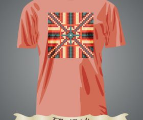 Abstract pattern t-shirts prints design vector