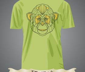 Animal T-Shirts prints design vector