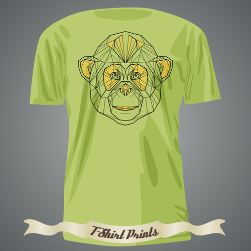 Animal T-Shirts prints design vector