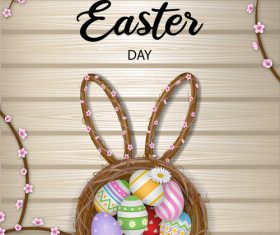 Art background easter illustration vector