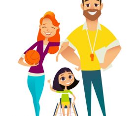 Character cartoon illustration vector