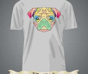 Color T-Shirts prints design vector