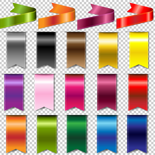 Color banner vector
