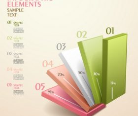 Color infographic vector