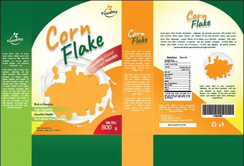 CornFlake packaging vector