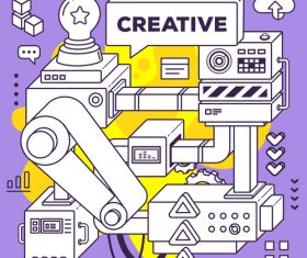 Creative concept vector