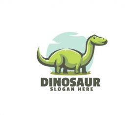 Dinosaur logo template vector