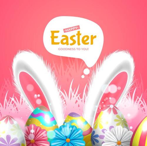 Easter illustration vector
