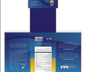 Fish OIl Packaging Vector
